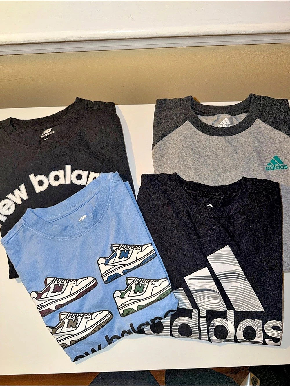New Balance & Adidas Tees Small - Like New